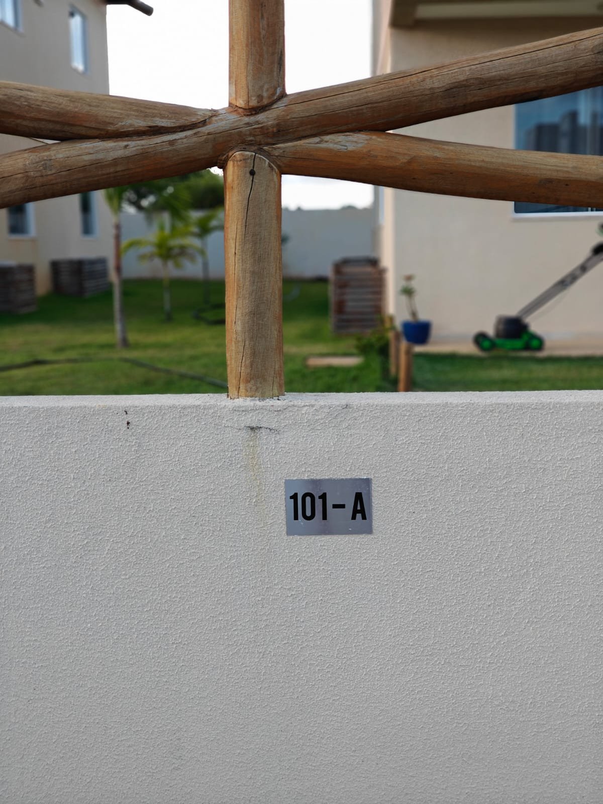 Identificação do apartamento 101-A